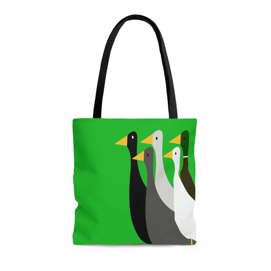 Take the ducks with you - Lime Green 21C12E  - Tote Bag