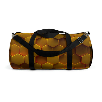 Hexagonal Geometric Pattern  - Duffel Bag
