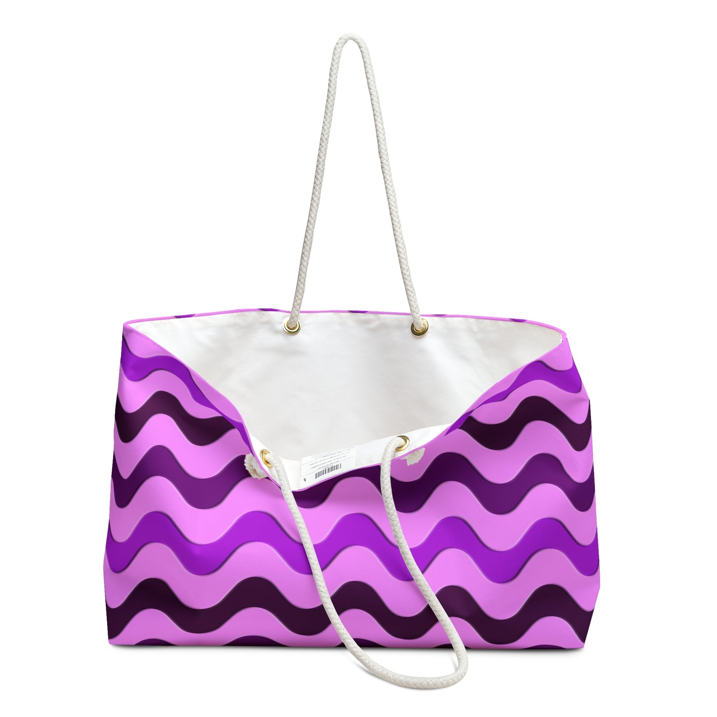 Retro wavy purple and pink - Weekender Bag