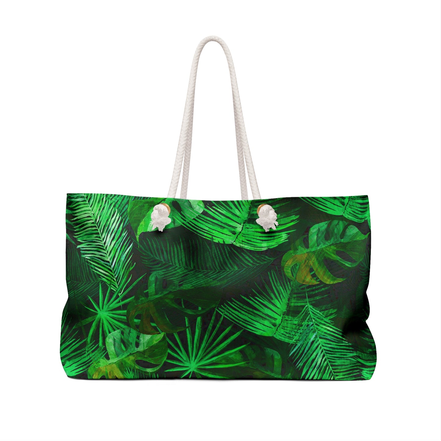 Dark Tropical Print - Weekender Bag