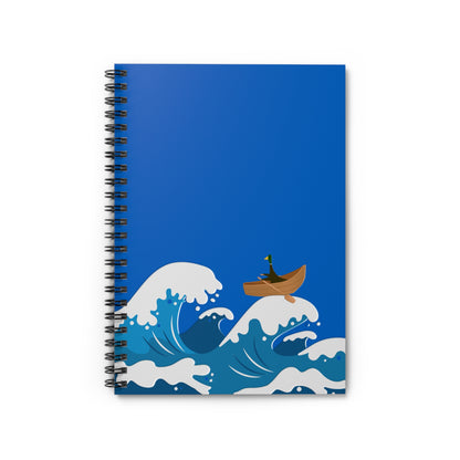 Rough seas - Spiral Notebook - Ruled Line