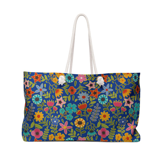 Playful Spring Flowers - Weekender Bag