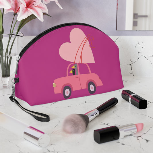 Ducks delivering a lot of love - Medium Red Violet c42a86 - Makeup Bag