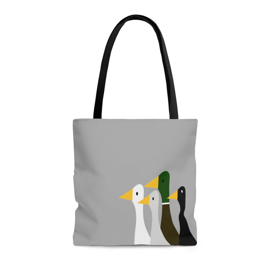 Take the ducks with you - light gray - Tote Bag