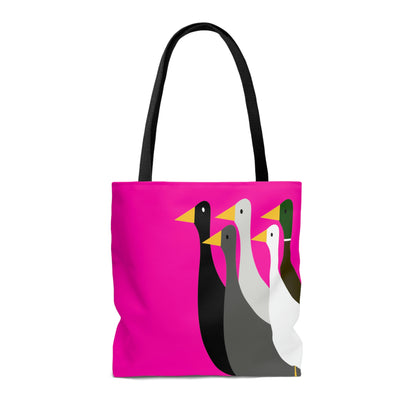 Waiting ducks - Mean Girls Lipstick ff00a8 - Tote Bag