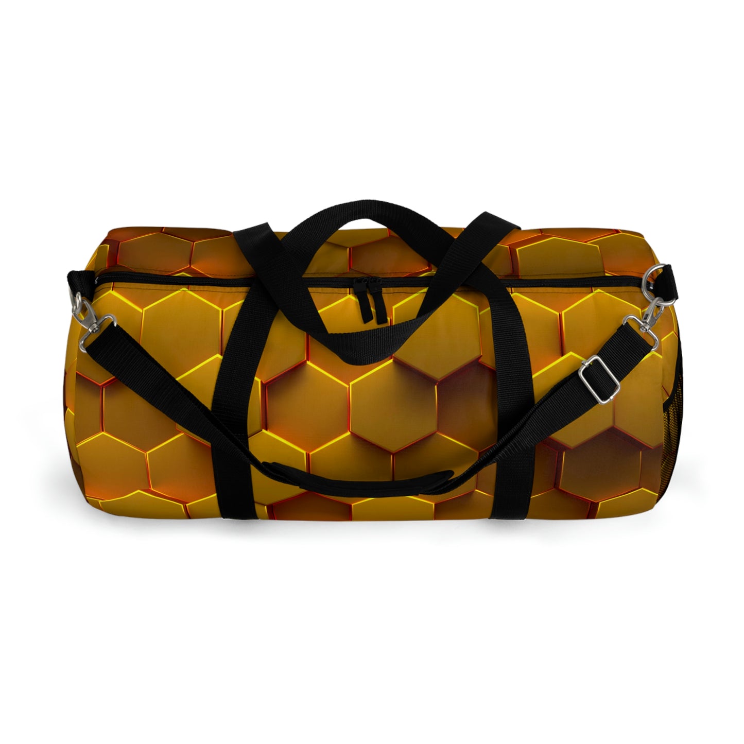 Hexagonal Geometric Pattern  - Duffel Bag