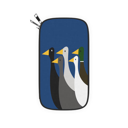 Take the ducks with you - Dark Cerulean 08457e - Passport Wallet