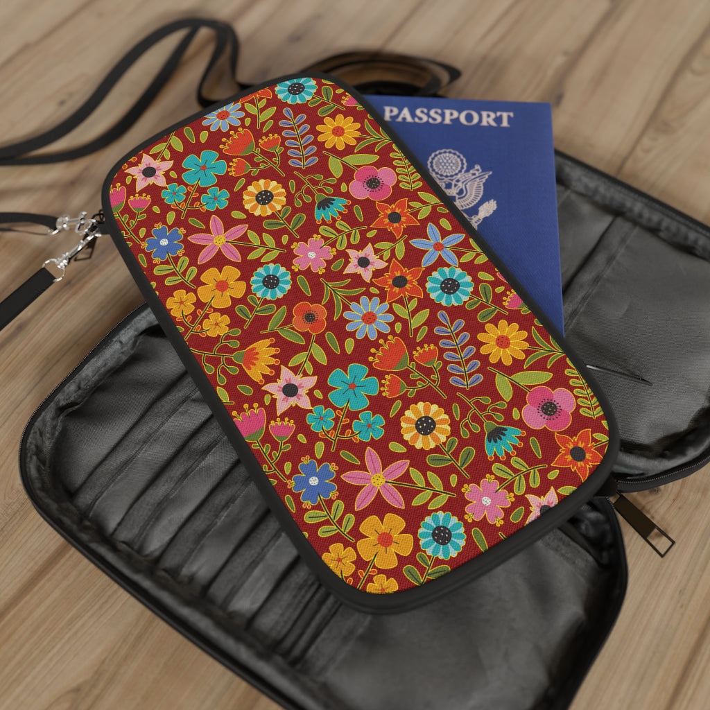 Playful Spring Flowers - Passport Wallet