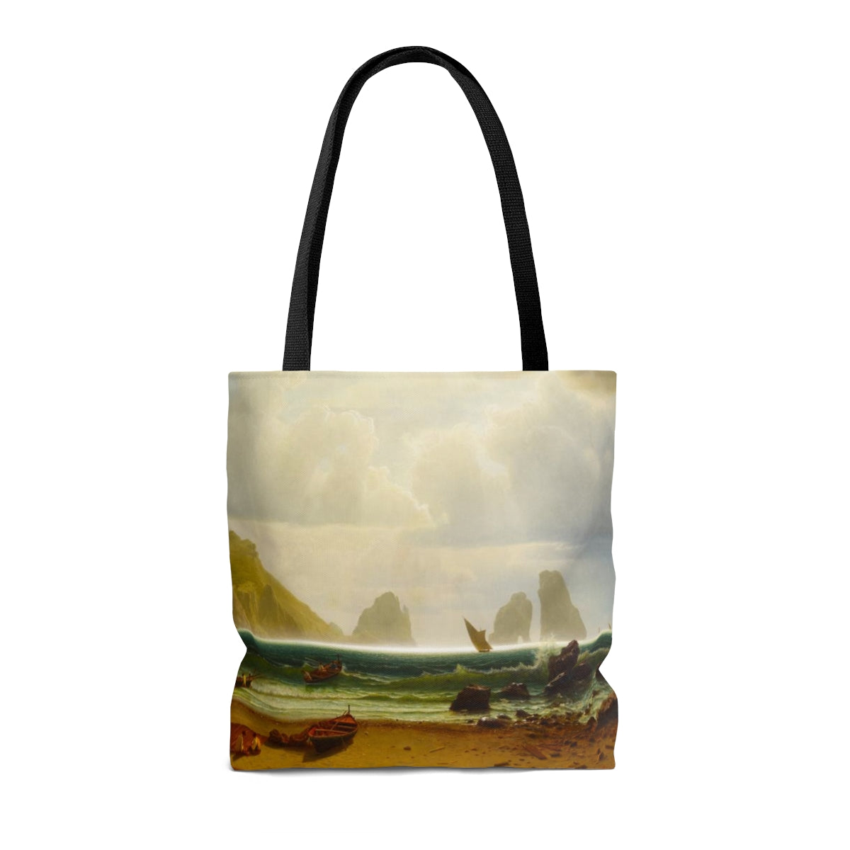 Albert Bierstadt - The Marina Piccola, Capri, 1859 - Tote Bag