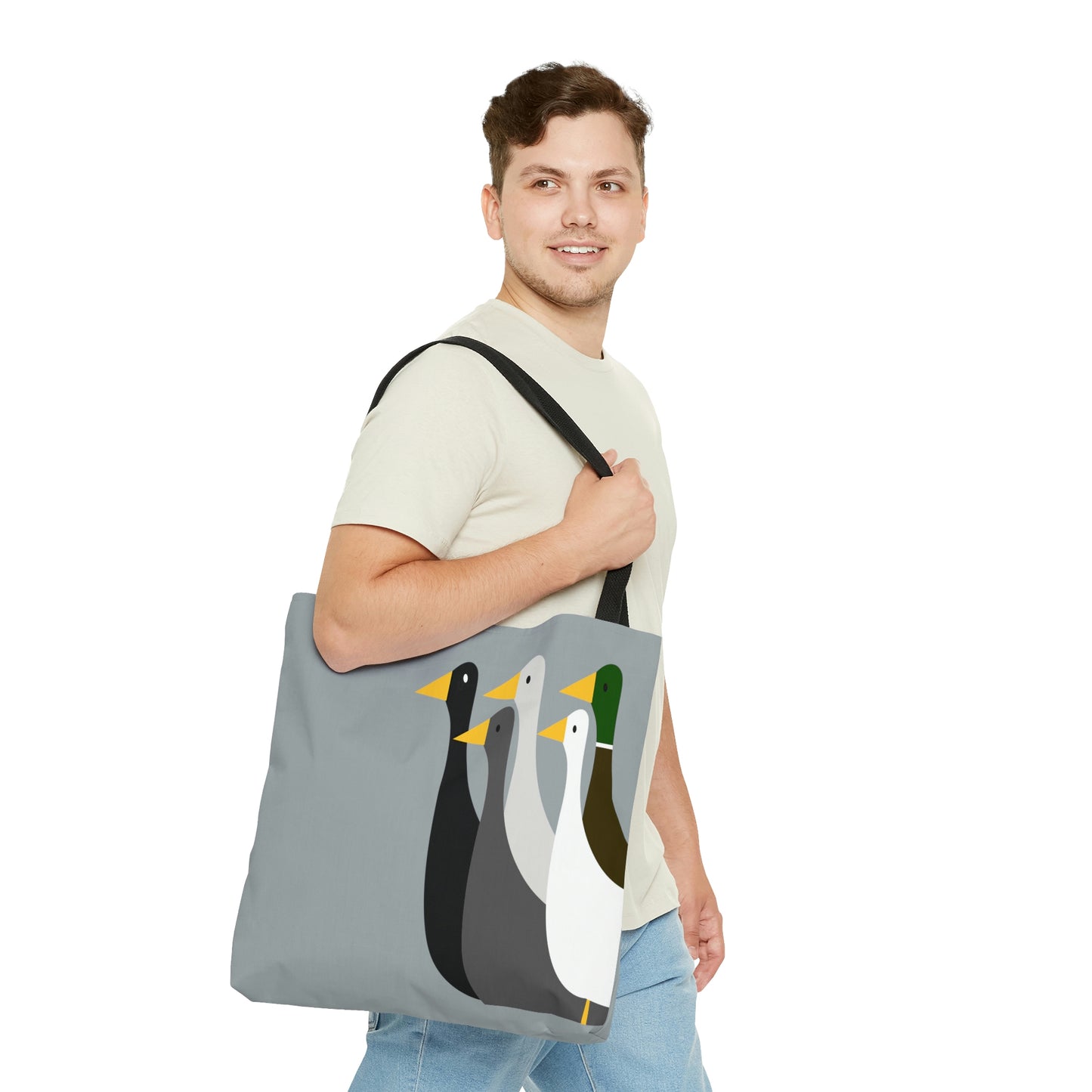 Take the ducks with you - Gull Gray a5acaf  - Tote Bag