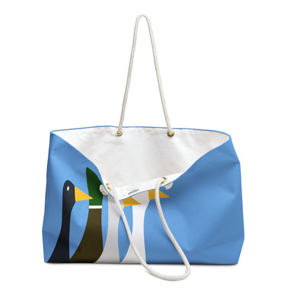 Nifty Ducks Co. - light blue - Weekender Bag