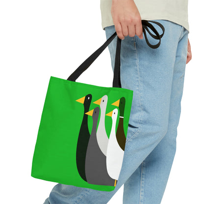 Take the ducks with you - Lime Green 21C12E  - Tote Bag