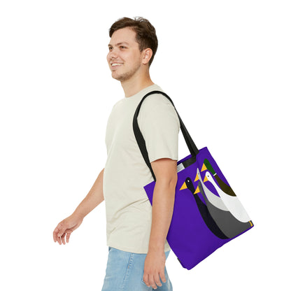 Take the ducks with you - Purple Heart 5412AB  - Tote Bag