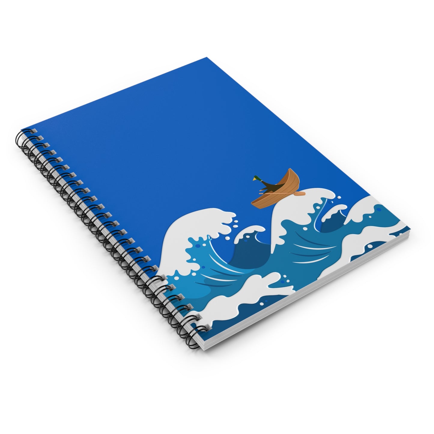 Rough seas - Spiral Notebook - Ruled Line