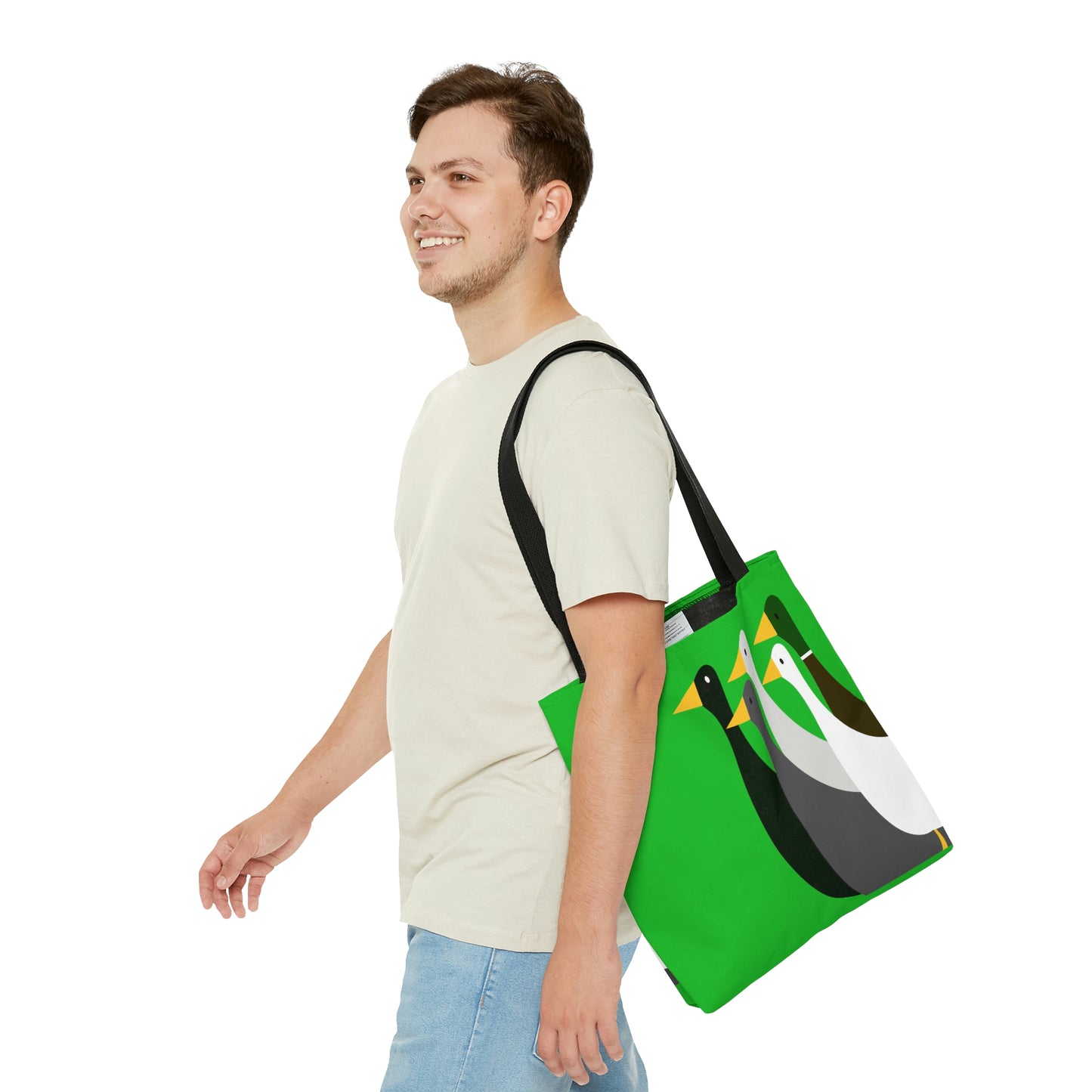 Take the ducks with you - Lime Green 21C12E  - Tote Bag