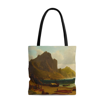 Albert Bierstadt - The Marina Piccola, Capri, 1859 - Tote Bag