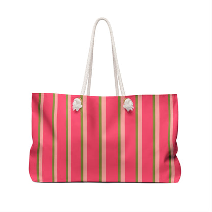 Sweet as a strawberry with stripes - Weekender Bag