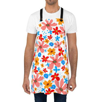 Playful Floral Print - Apron