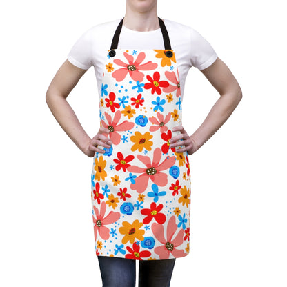 Playful Floral Print - Apron