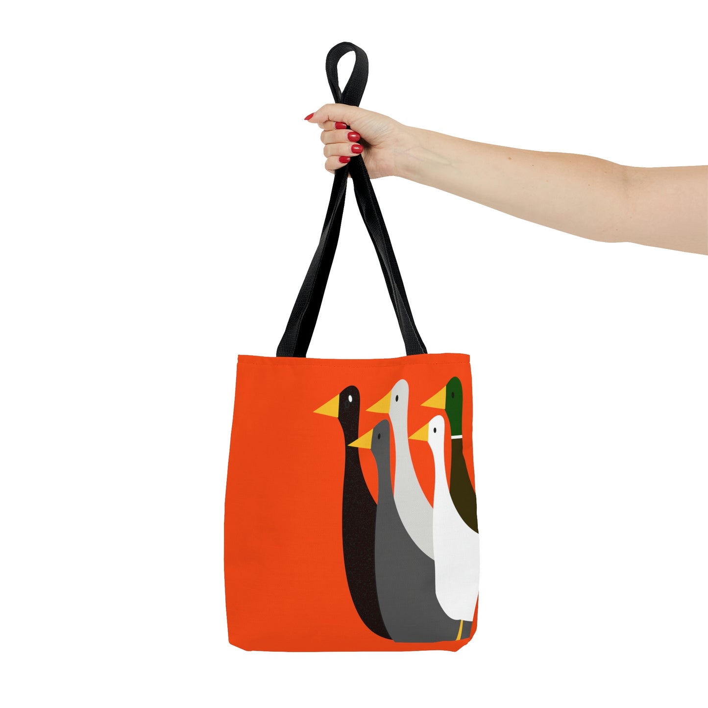 Take the ducks with you - Orange fc4f15  - Tote Bag