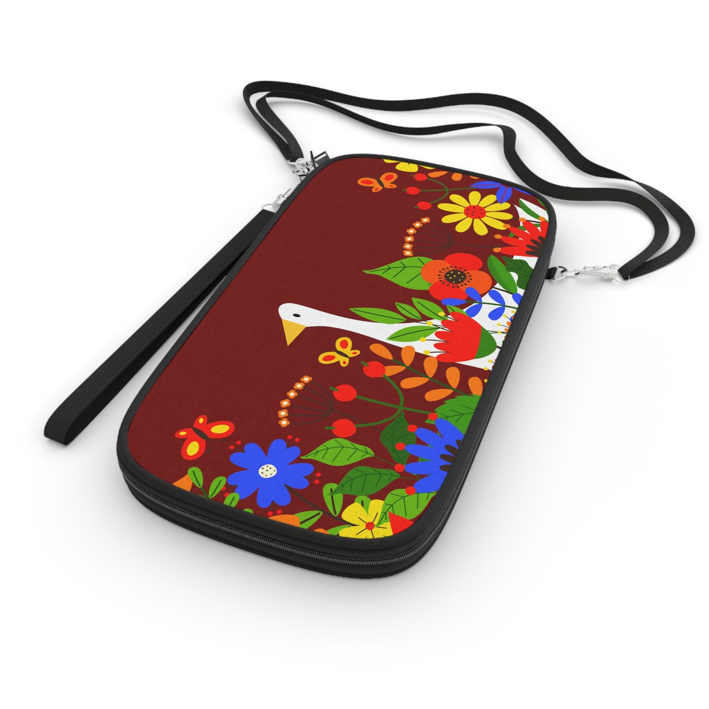 Bright Summer flowers - red 770000 - Passport Wallet