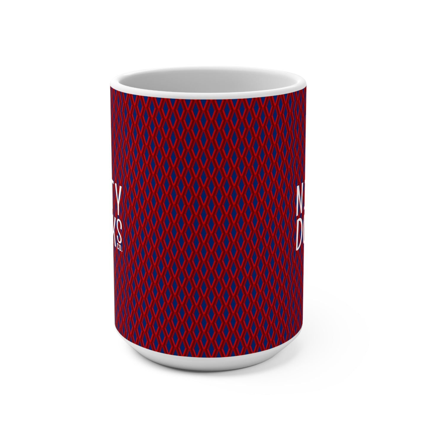 Diamond Geometric pattern2 - Logo2 - Mug 15oz