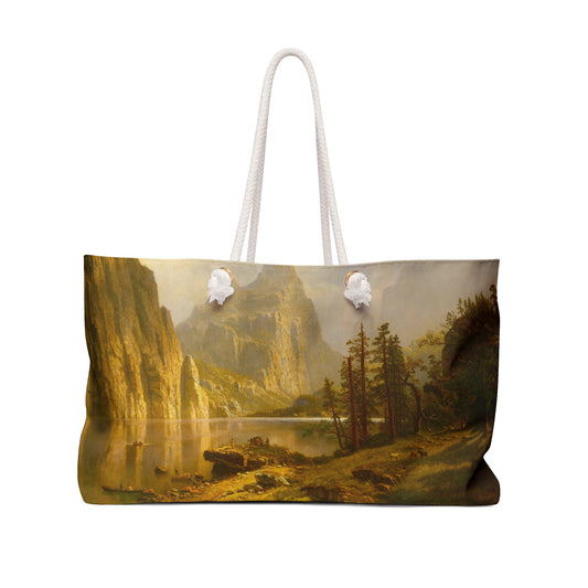 Albert Bierstadt - Merced River, Yosemite Valley - Weekender Bag